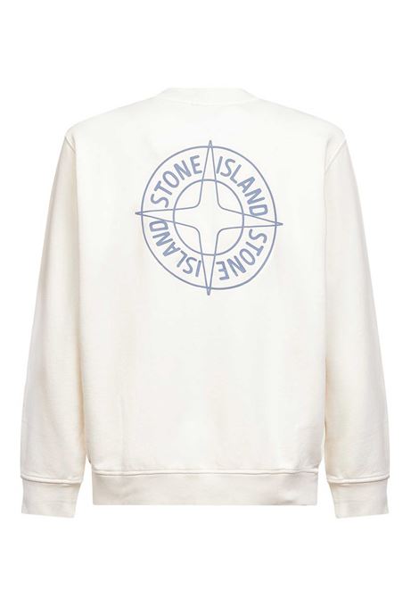 felpa 6100001 uomo avorio STONE ISLAND | L1S15 6100001 S0283V0093